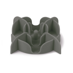 Silicone Slow-Feeding Bowl Insert Grey, Small